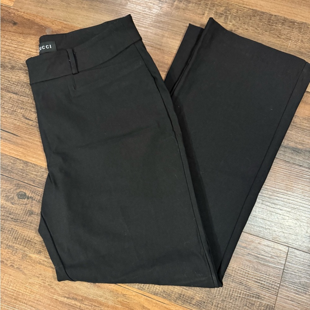 Rekucci Women's 14P Secret Figure Pull On Elastic Waist Knit Straight Leg Pants